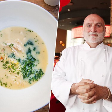 El chef José Andrés tiene la sopa de pollo perfecta para primavera:  “Es increíblemente reconfortante y nutritiva” 