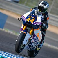 Arón Canet se luce en el segundo día de pretemporada de Moto2 en Jerez; Gabriel Rodrigo el más rápido en Moto3