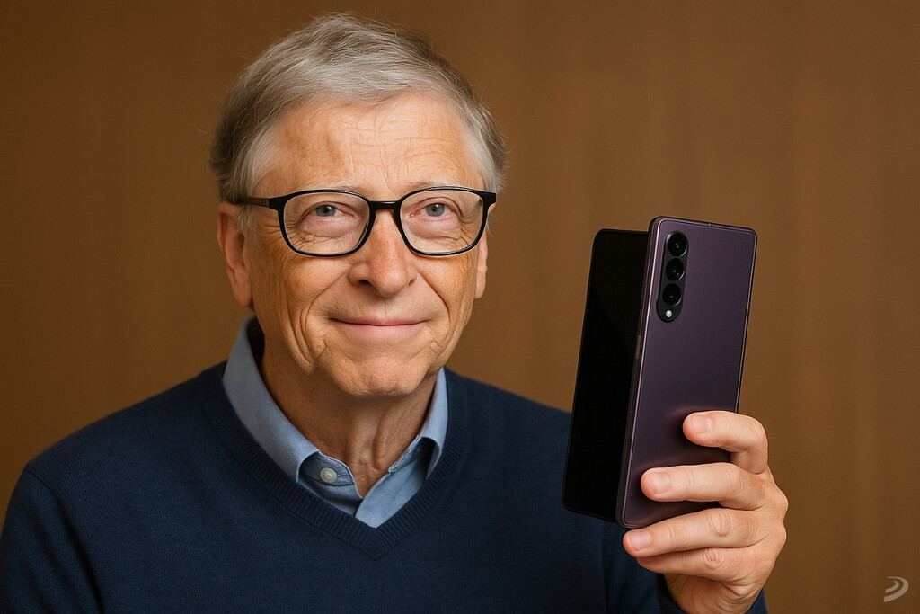 Bill Gates utiliza el mismo modelo de móvil desde 2022 y reconoce que nunca ha pagado por él: 