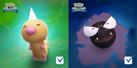 Weedle y Gastly son los ganadores de la votación de Pokémon GO para protagonizar los Días de la Comunidad de junio y julio