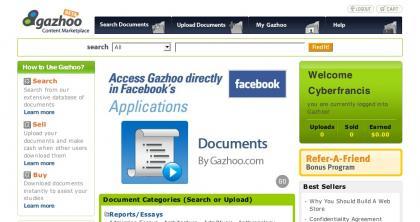 Gazhoo, mercado de compra-venta de documentos