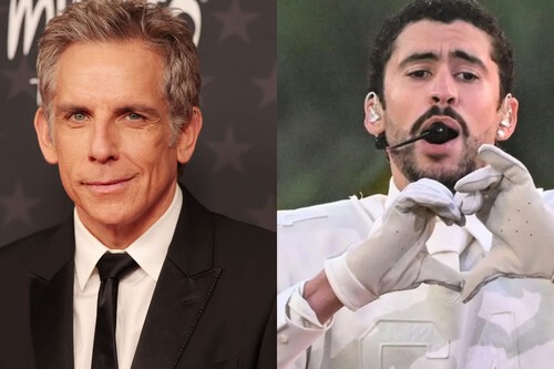 Ben Stiller se pronuncia sobre Bad Bunny después de las críticas por su actuación en la Super Bowl: "Van a investigar su talento"
