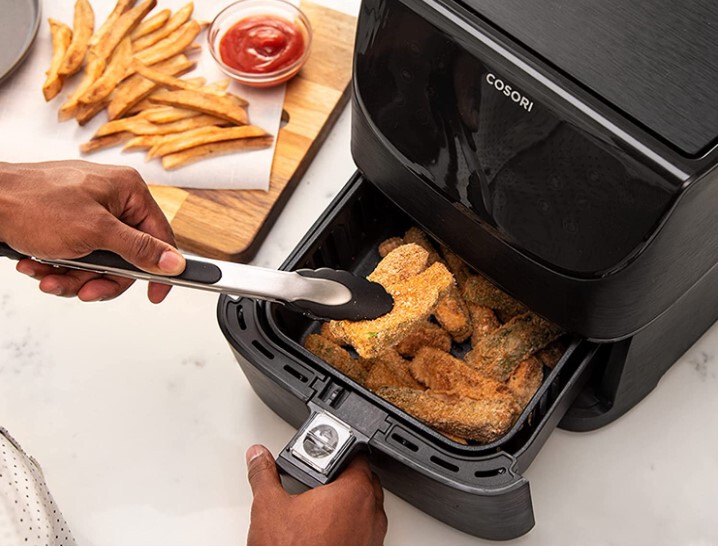 Consigue esta freidora de aire de Cosori a precio mínimo con cupón antes del Prime Day Octubre 2022 ¡Cocina sano y rico en poco tiempo!