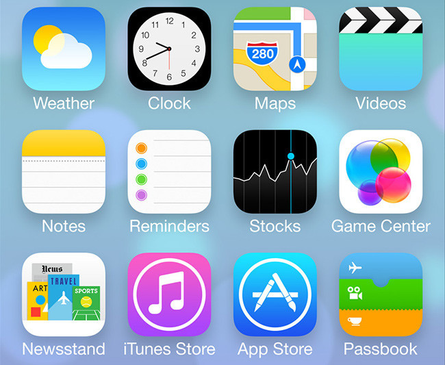 El diseño gráfico de iOS 7 sigue en desarrollo, cambios en camino