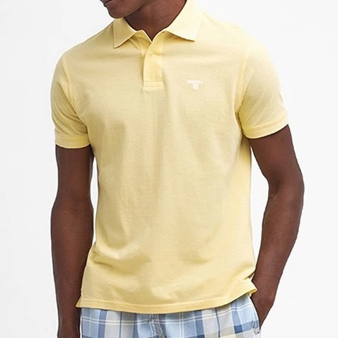 Polo de hombre de manga corta con tejido de piqué