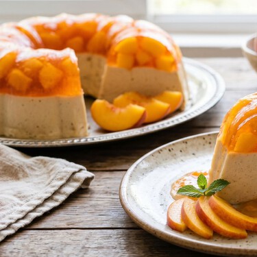 Gelatina de durazno con queso crema: obtén en 15 minutos un postre fresco y cremoso 