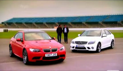 BMW M3 vs Mercedes-Benz C 63 AMG, diversión en Fifth Gear