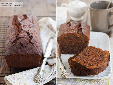 Bizcocho de chocolate y almendras. Receta