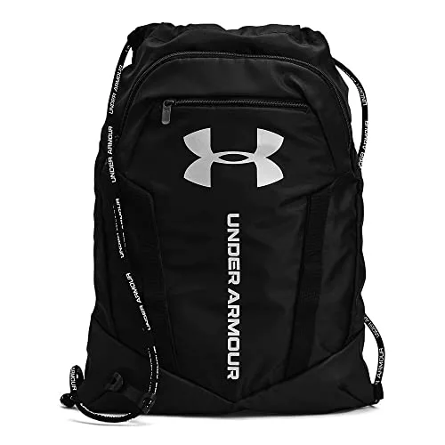 Under Armour UA Undeniable Bolsa de deporte, versátil mochila unisex para correr y hacer deporte, color negro/negro/plateado metálico