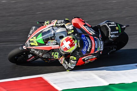 Dominique Aegerter gana la primera carrera de MotoE en Misano tras un duelo con Matteo Ferrari y Jordi Torres