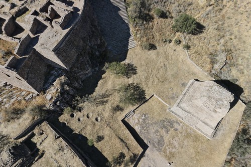 La Quemada fosos de fuego