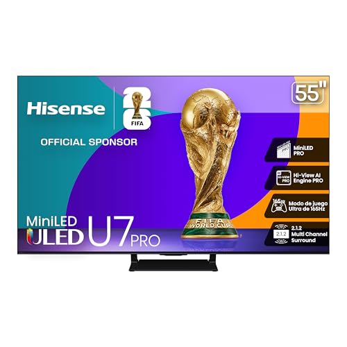 Hisense U7QG Pro, 55 pulgadas