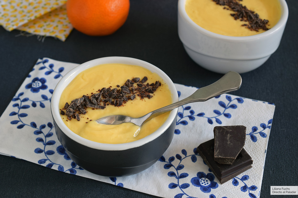 Receta de crema de mandarina, un refrescante postre sin gluten de cremosidad irresistible