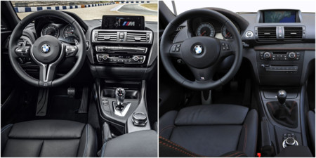 BMW M2 vs Serie 1 M Coupé: comparativa visual