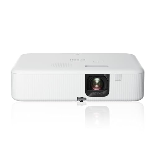 Epson CO-FH02, Proyector Full HD, 3000 lúmenes, Android TV, Lámpara Larga Duración: 12000 Horas, Altavoz Integrado y Tecnología 3LCD