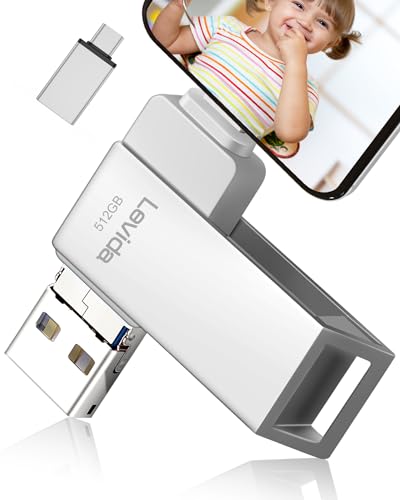 PenDrive - Memoria USB de 512GB por Smartphone 4 en 1 Pen Drive 3.0