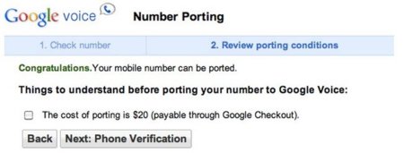 Google Voice ya permite hacer portabilidades de números móviles