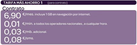 Carrefour móvil mejora su tarifa de pago por minuto: 1 cént/min y 1 GB por 6.9 euros