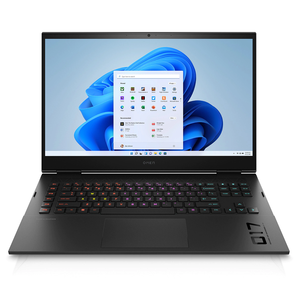 Portátil Gaming OMEN 17-ck1008ns, i7, 32GB, 1TB SSD, GeForce RTX 3080Ti 16GB, 17,3", W11