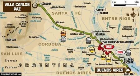 Recorrido Etapa1 Dakar2015