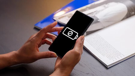 携帯電話が充電されていない