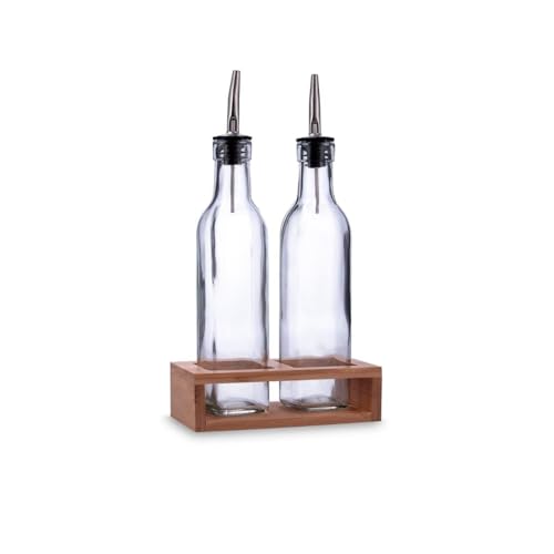 Quid Set de Aceitera y Vinagrera Vidrio Naturalia 260ml