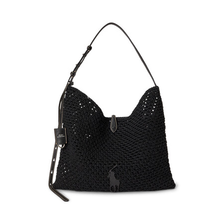 Bolso trenzado Messenger Polo Play de pana