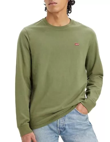 Levi's Long-Sleeve Original Housemark Tee, T-Shirt para Hombre