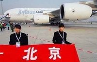 El Airbus A380 en Pekín