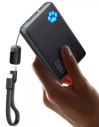 INIU Power Bank, Pequeño 45W Carga Rápida 10000mAh USB C