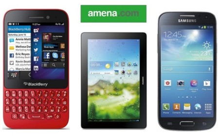 Precios Samsung Galaxy S4 Mini, BlackBerry Q5 y Huawei MediaPad 10 Link con Amena