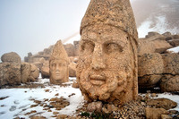 Monte Nemrut, cabezas de piedra gigantes en un santuario Patrimonio Mundial UNESCO