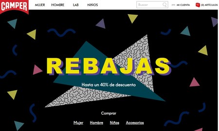 Rebajas de verano: 40% de descuento en una selección de calzado para hombre, mujer y niño en Camper