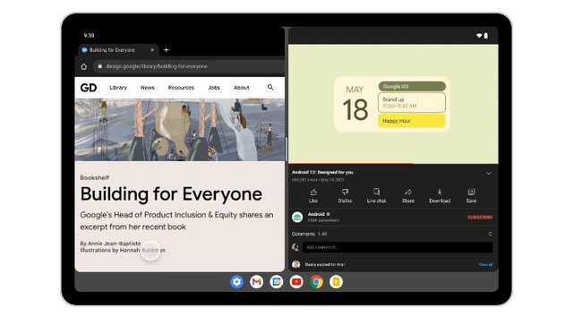 Android 12L es la respuesta de Google a iPadOS: un sistema para que las ...