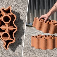 Una pared puede hacer algo más que aislar del calor. Este ladrillo promete bajar la temperatura hasta nueve grados
