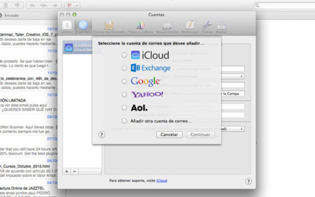 Mail y Gmail no se llevan muy bien en OS X Mavericks