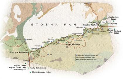 Etosha map