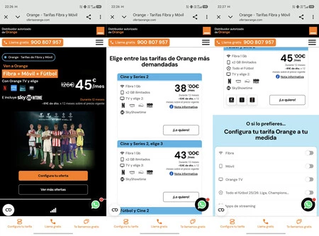 Tarifas agresivas de Orange para clientes de Digi