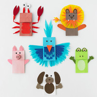 Kit para hacer títeres de papel