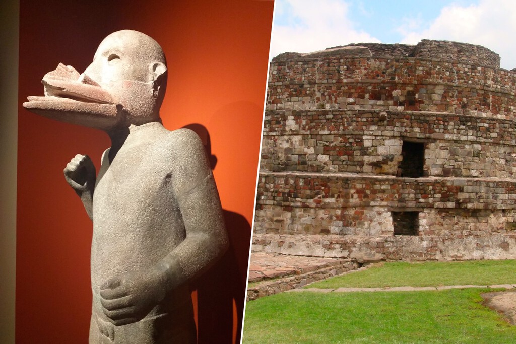 De toda la mitología mexicana, el hallazgo de la estatua del dios del viento es la más intrigante: un ser con pico de pato