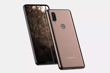 El Motorola P40 aparece en renders y anticipa un Moto One 2 con agujero en la pantalla y doble cámara trasera
