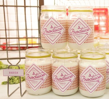 Produce, velas perfumadas de inspiración orgánica y aromas naturales 