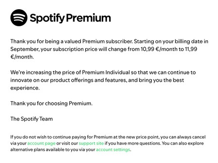 Spotify Correo