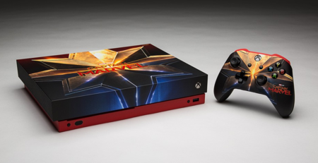 El estreno de Capitana Marvel viene acompañado por esta impresionante Xbox One X personalizada
