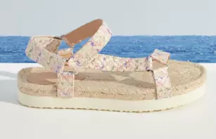 Sandalias tiras multicolor