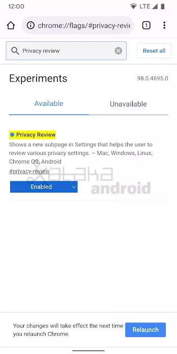 Chrome Canary プライバシー ガイド