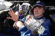 Rally de Túnez, Carlos Sainz en cabeza