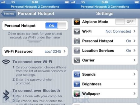 La función "hotspot" podría estar disponible para todos los iPhones con iOS 4.3