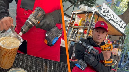 Dónde encontrar el famoso puesto de cafés hechos con taladro en CDMX: hay desde matcha hasta capuccino