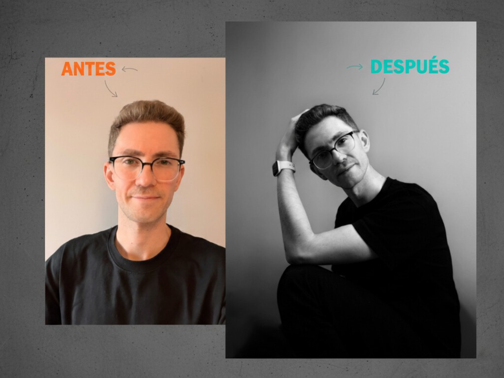 He cambiado mi foto de perfil usando solo el iPhone y una pared. El resultado parece sacado de un estudio profesional